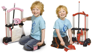 Illustration for article titled These Adorable Little Boys Will Solve The Cleaning Gender Gap